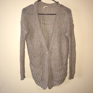 Cable Knut boyfriend cardigan